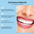 thumbnail image 5 of Kaireo Cosmetic Denture Braces Cosmetic Cosmetic Kit Soft Denture Reline Kit for Men and Women, Denture, False Teeth, 5 of 5