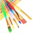 thumbnail image 4 of Kids Paint Brushes, Children Paint Brushes, Art Paint Brushes, Paint Brushes Drawing Tools, Children Paintbrushes For Watercolor, Oil, 4 of 5