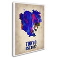 thumbnail image 2 of Trademark Fine Art "Tokyo Watercolor Map" Canvas Art by Naxart, 2 of 3