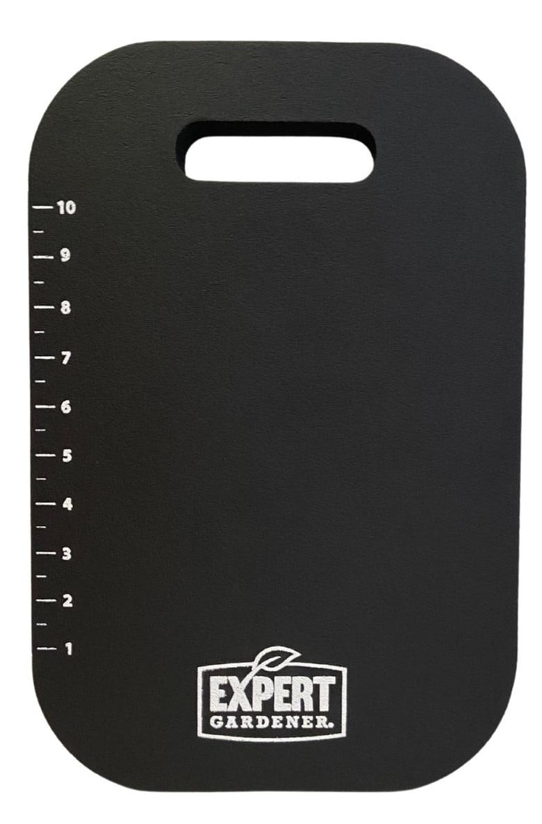 Expert Gardener 10"x15"x1" Garden Kneeler Comfort Foam Pad with Ruler for Plant Spacing