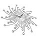 thumbnail image 5 of Reloj de pared con tachuelas de diamantes - Reloj de pared de cristal 3D con esfera artística e ACTIVE Biensenido a ACTIVE, 5 of 5