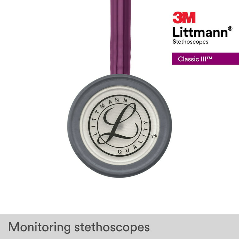 3M Littmann Classic III Stethoscope Plum 5831 - FREE Laser