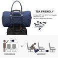 thumbnail image 4 of Travel Duffle Bag, Weekender Bag for Women with Toiletry Bag, Carry on Overnight Bag with Shoe Compartment, Gym Duffel Bag with Wet Pocket, Mommy Hospital Bags for Labor and Delivery, 4 of 6