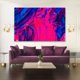 thumbnail image 1 of Cuadro Decorativo Abstracto Rosa/púrpura 140cm X 87cm Tela Brillante Marco Madera, 1 of 6