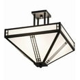 thumbnail image 6 of Meyda Tiffany 161765 Prairie Loft 4 Light 26" Wide Semi-Flush Ceiling Fixture - Black, 6 of 7