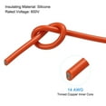 thumbnail image 3 of Silicone Wire 14AWG 14 Gauge Flexible Tinned Copper Standard High-Temperature Hookup Wire Orange 15m/49.2ft, 3 of 6
