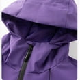 thumbnail image 6 of Women's Jacket Pocket Casual Outwear Waterproof Outdoors Long Sleeved Hooded Jacket, 6 of 7