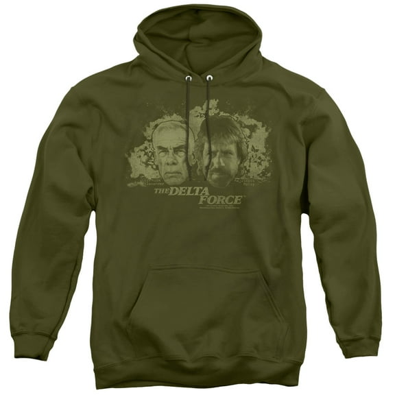Delta Force Explosion Adult Pullover Hoodie Sweatshirt Military Green