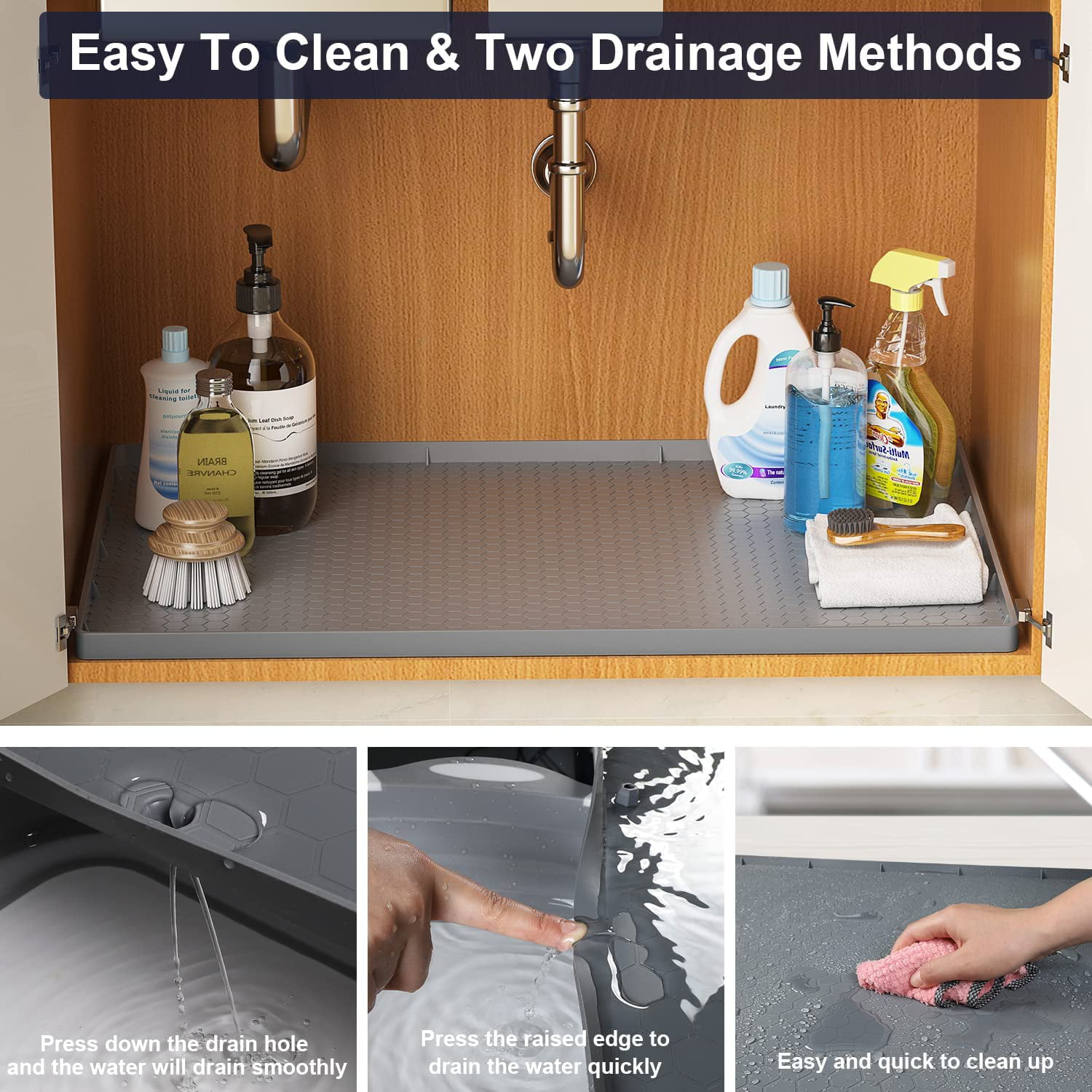 ✨ How to Clean a Dirty Bathroom Kitchen Sink Floor and More! ✨ with  Scumbuster 