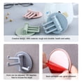 thumbnail image 3 of Gancho para puerta de cocina, colgador autoadhesivo, herramientas montadas en la pared, ajustable, sin perforaciones, soporte para el hogar, Organizadores de utensilios de cocina rosado 5 piezas Advancent HA009845-03, 3 of 6
