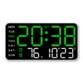 thumbnail image 1 of LED Digital Wall Clock Temperature Date Week Display Table Alarm Clocks, 1 of 8