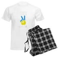 thumbnail image 6 of CafePress - Support Ukraine I Stand With Ukraine Ukrai Pajamas - Men's Light Loose Fit Cotton Pajama Set, 6 of 7