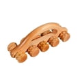 thumbnail image 4 of Stgfyxgs Manual Massager Deep Tissue Massager Neck Massager Handheld Roller Massager Tool Wood Roller Massager for Leg Arm Body Facial A, 4 of 9