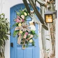 thumbnail image 4 of Easter Wreath Welcome Sign Easter Decoration Front Door Decoration, 4 of 6