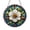 Acrylic 3.5 Inch, variant on Botanical White Flower Stained Glass Circular Window Art