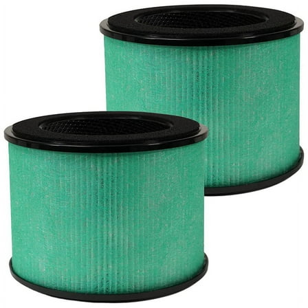 2Pcs BS-08 True HEPA Replacement Filter H13 Grade Compatible for PARTU BS-08 HEPA Air Purifier,2 * Air Purifier filter,Green