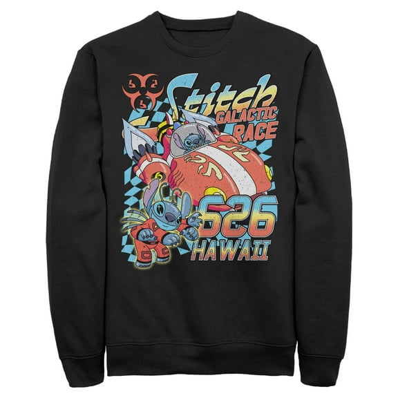 Mens Lilo & Stitch Hawaiian Galactic Race Sweatshirt