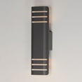 thumbnail image 2 of 86174ABZ Maxim Lighting Lightray - 16W 2 LED Outdoor Wall Mount In Modern Style-17.25 Inches Tall and 5 Inches Wide-Architectural Bronze Finish, 2 of 5