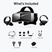 Pimax Crystal Light PCVR Headset - 35 PPD, 2880x2880 per Eye Resolution, 8K QLED Display with Local-Dimming, Inside-Out Tracking, PC VR Headset for Flight Sims, iRacing & Gaming