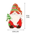 thumbnail image 3 of dajkiuy 12Pcs Christmas Gnome Wooden Ornaments, Decorative Hanging Ornaments for Christmas Party, Gnome Decor for Xmas Tree, Holiday Home Decoration, for Family & Friends, 3 of 5