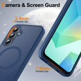 thumbnail image 3 of Funda para teléfono Mangix Samsung Galaxy A16 5G a prueba de golpes, azul marino, 3 of 7