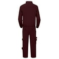 thumbnail image 4 of Sweat suits men Tracksuits 2 Piece sets Casual Athletic Sweatsuit Quarter Zipper Pullover Long Sleeve Running Sport Outfits Casual Running Jogging Sport Suit Sets, 4 of 6