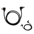 thumbnail image 4 of Cable de Impresora de 1m 90° USB2.0‑A Macho con Curva Derecha a USB‑B Macho con Curva Derecha Línea Negra, 4 of 8