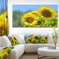 thumbnail image 1 of Magnifique Vue de Tournesols - Impression sur Toile Florale, 1 of 3