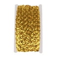 thumbnail image 1 of keepw Sequins Paillette Ribbon Trim Braid Trim Lace DIY Sewing Clothing Gold 13m, 1 of 6