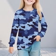 thumbnail image 1 of hengsof Children's Pullover Sweatshirt Round Neck Long Sleeve Printed Top, 1 of 8