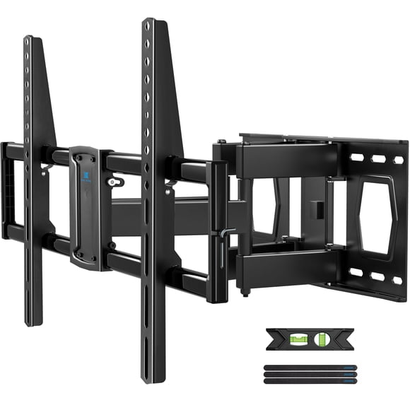 USX STAR Full Motion TV Wall Mount for 37-85 Inch TVs Mounts Up to 132lbs, Fit 16" Wood Stud, Max VESA 600x400mm, Swivel and Tilt Articulating Wall M