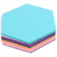 thumbnail image 2 of Juego de 36 Tableros de Pasador de Fieltro Hexagonal Boletin Autoadhesivo Memo Photo Cork Boards Espuma Azulejos Decorativos de Pared con 36 Chinchetas 5.5 X 5 X 0.2 Pulgadas, 2 of 5