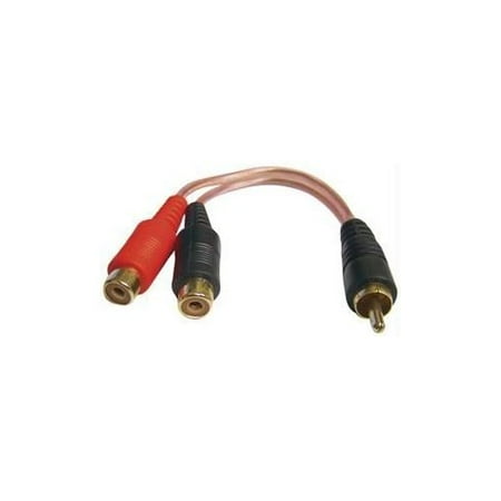 db Link Xly2fz X-Series RCA Y-Adapter, 2 Female/1 Male