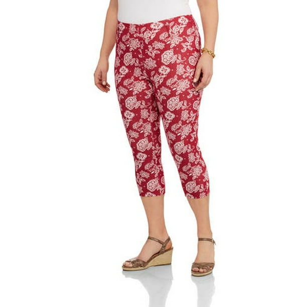 Faded Glory Faded Glory Fg Jegging Capri Plus