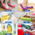 thumbnail image 6 of 10Pcs Mop Slippers for Floor Cleaning, Washable Reusable Shoes Cover, Microfiber Dust Mops Mop Socks, 6 of 9