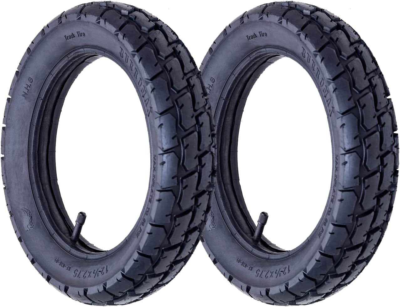 Burromax (Set of 2) Track Pavement Tire 12.5x2.75 (121/2x23/4