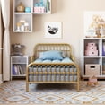 Little Seeds Monarch Hill Ivy Metal Toddler Bed, Gold