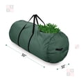 thumbnail image 4 of Premium Large Christmas Tree Storage Bag - Fits Up to 7.5ft. Tall Artificial Disassembled Trees, Durable Handles & Sleek Dual Zipper - Holiday Xmas Bag Made of Tear Proof 600D Oxford - 5 Year Warranty, 4 of 4
