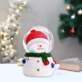 thumbnail image 4 of Christmas Snow Globe with Santa and Dinosaur, 3.9x3.9x5.1 Inch LED Light-Up, Battery Operated Holiday Decoration – Festive and Fun for Holiday Décor and Gifts, 4 of 6
