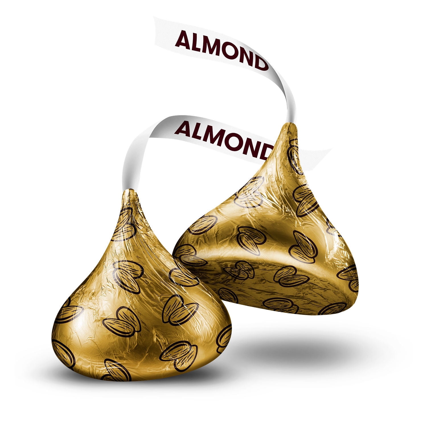 Hershey's Kisses Milk Chocolate with Almonds Candy, Share Pack, 10 OZ
