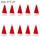 thumbnail image 4 of 10 piezas/20 piezas Mini sombreros de Papá Noel Sombrero de piruleta navideño Manualidades Mini sombrero de Papá Noel Decoraciones para la mesa de la cena navideña, 4 of 5