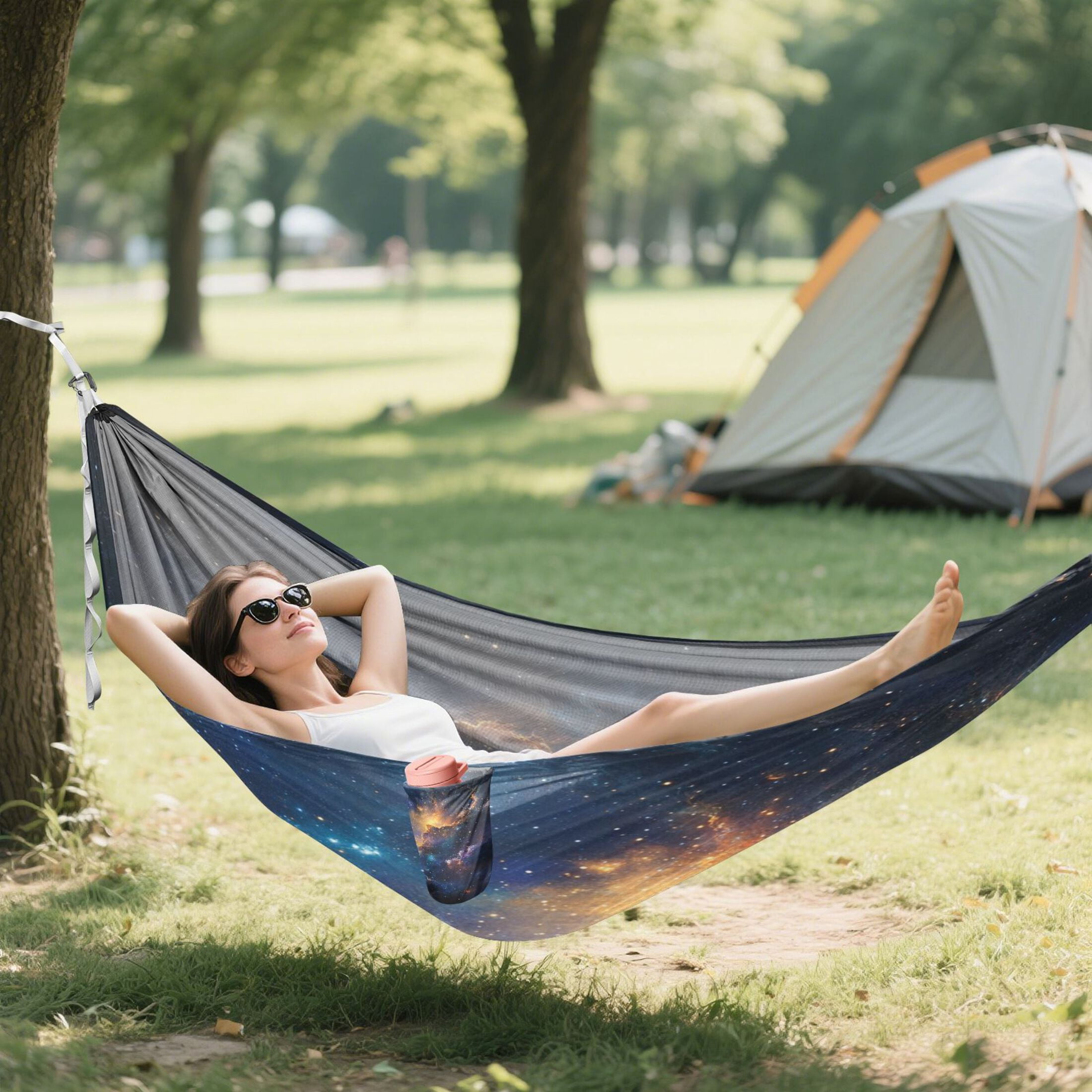 Hammock Camping Hammock Nylon Portable Hammock Travel Camping Hammock Beautiful Galaxy