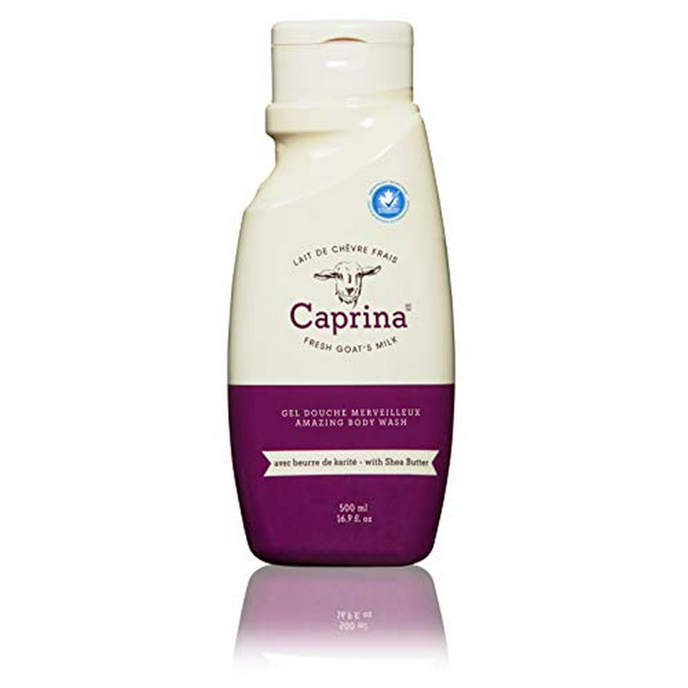 Caprina Amazing Body Wash, Shea Butter, 16.9 oz, With Fresh Canadian