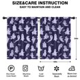 thumbnail image 2 of Blackout Kids Curtains,Dark Purple Halloween Ghosts with Boo Childrens Insulated Curtains Set Of 2,Bedroom Essentials,Toddler Room Decor 42"x54", 2 of 5