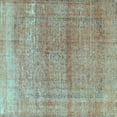 thumbnail image 1 of Ahgly Company Indoor Square Persian Light Blue Traditional Area Rugs, 6' Square, 1 of 4