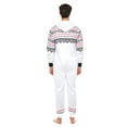 thumbnail image 6 of Men One Piece Non Footed Printed Pajamas, Adult Sleepwear with Hood Unisex Playsuit, 6 of 6