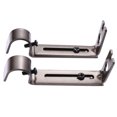 thumbnail image 1 of 2 PCS Adjustable Curtain Rod Curtain Pole Holder Curtain Drapery Rod Brackets, 1 of 8