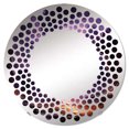 thumbnail image 2 of Designart "Dreaming Landscape of Orbital Overture" Abstract Landscape Polka Dot Round Wall Mirror - Landscapes Oval Printed Decorative Mirror - Multiple Color Options, 2 of 5