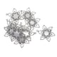 thumbnail image 2 of Surtido de engastes de bisel de cabujón floral de filigrana de 50 piezas para manualidades DIY 6 piezas, 2 of 8