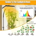 thumbnail image 4 of Smart Control Tall  Grow Light with Stand and Timer, 25 Watt Standing Plant Growing Lamps for Large Houseplants, Adjustable 12"-48" Tripod Stand Grow Light, 4 of 6